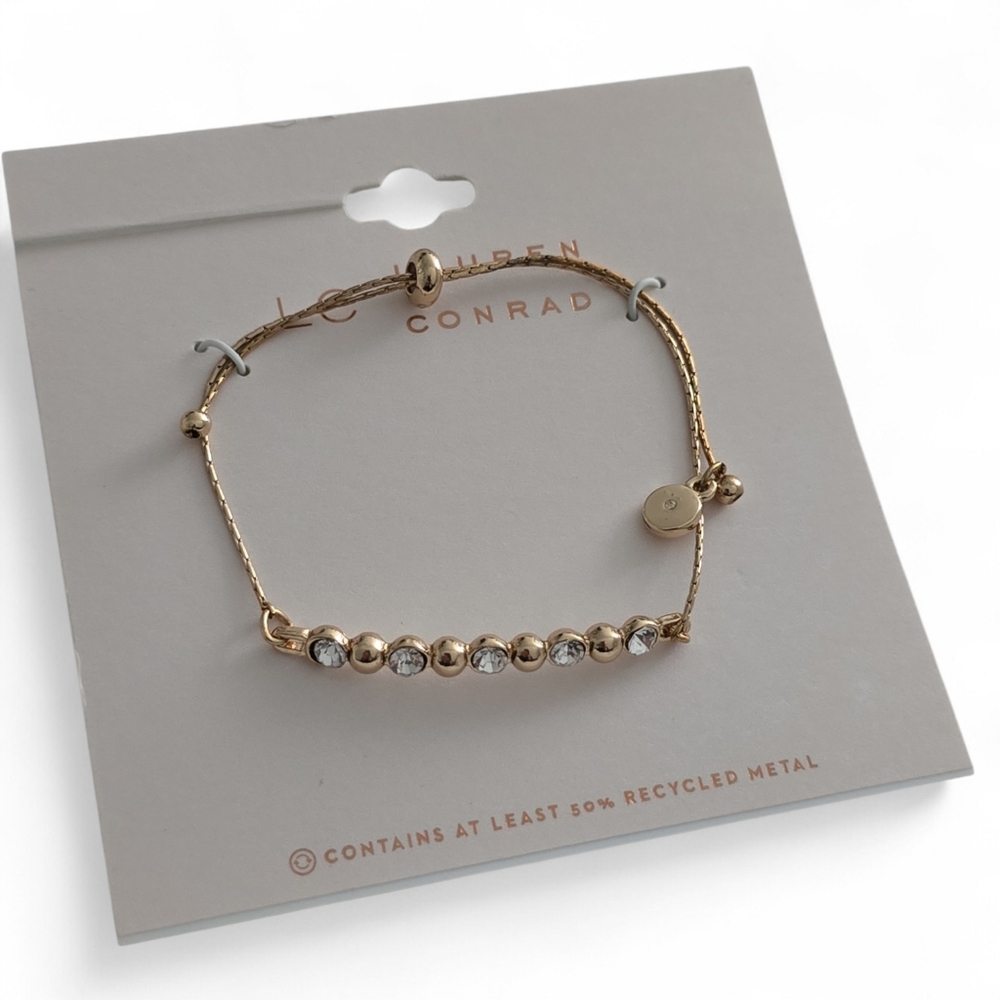 LC Lauren Conrad Gold Adjustable Bracelet
